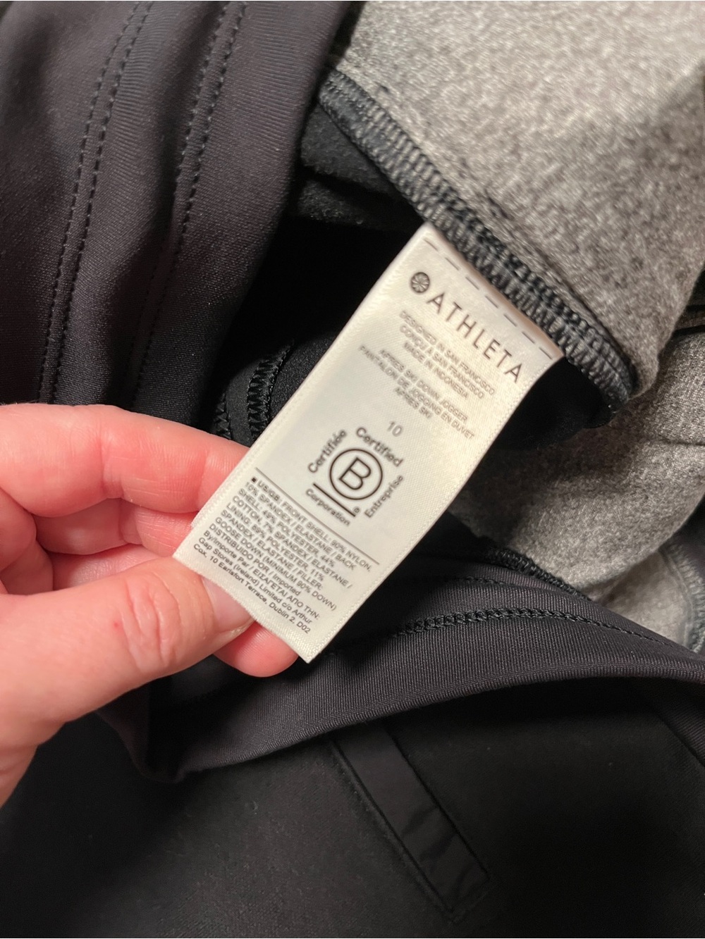 Athleta 10 Apres Ski Down Jogger Pants - Picture 11 of 11